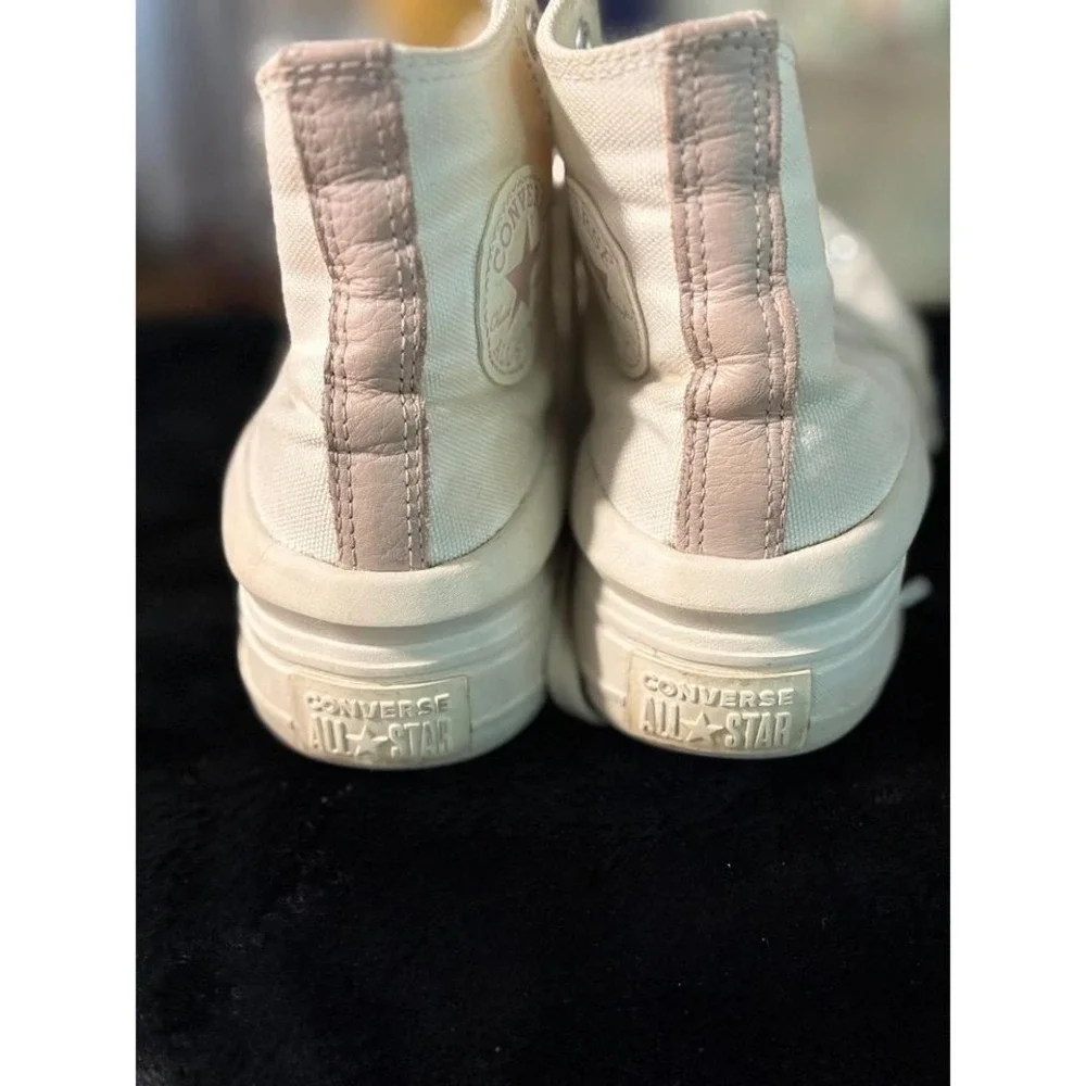 Converse Chuck Taylor AllStar Move Platform High Top Cream Pink A03722C Womens 8